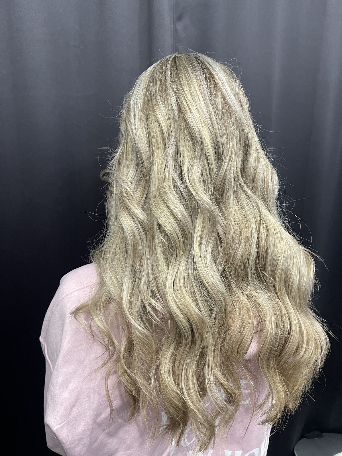 Long dimensional blonde waves — Hannah Rae Spa-Studio Louisville